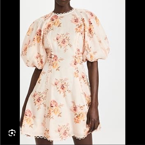 Zimmerman Rosa Laced Mini Dress - Picture 1 of 4
